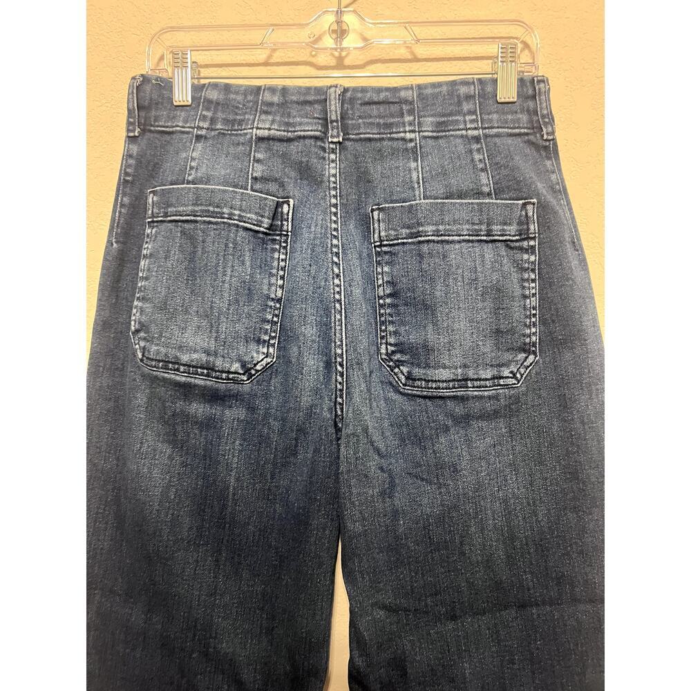 Pilcro & Letterpress The Skipper Wide Leg Jeans Size 30 - Picture 4 of 7